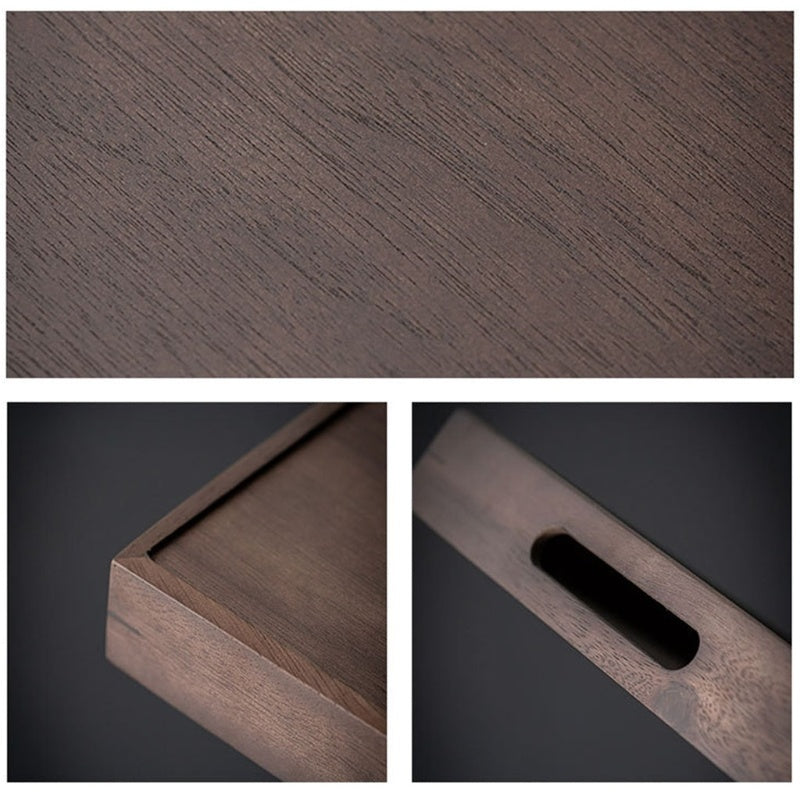 Bamboo Tray Household Tea Set Storage   صينية بامبو منزلية لتقديم الشاي وتخزين الأدوات – أناقة طبيعية في كل ضيافة مقاس ٣٦ سم * ٢٥ سم